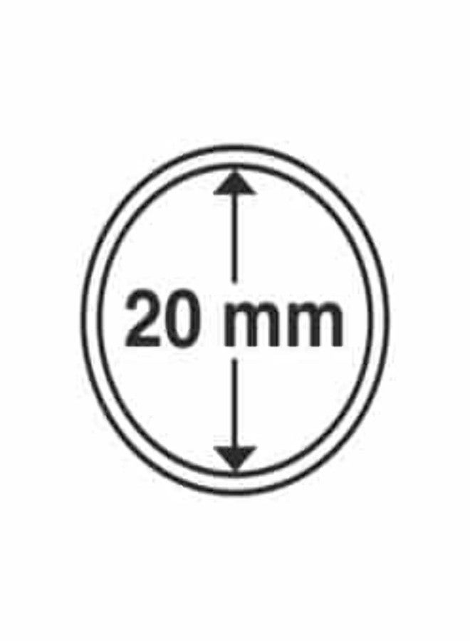 Leuchtturm Lighthouse Round Coin Capsules | Inner Diameter 20 | Pack of 10 - Image 3